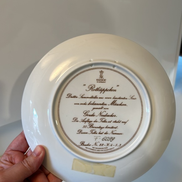Vintage KAISER decorative plate - Picture 3 of 7